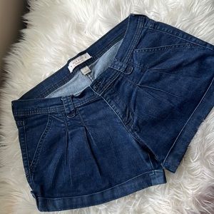 Old Navy blue denim low rise short shorts